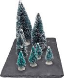 Hit Mini kerstboompjes set van 8