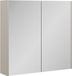 Vicco Ruford Armoire de salle de bain – 80 x 75.8 cm avec 2 portes miroir Cachemire