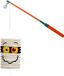 Merkloos Lampionstokje 40 cm - met mummie lampion - wit - H22 cm - Sint Maarten