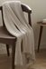 Toison d'or Luxor plaid, 130 cm x 170 cm, nootmuskaat