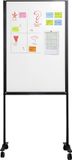 Smit Visual Magnetisch Whiteboard, Verrijdbaar, Gelakt Staal, 120 x 75 cm