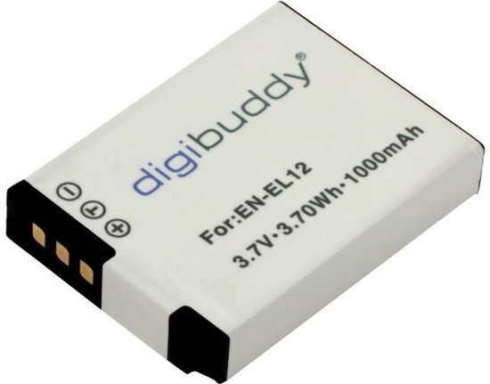 Digibuddy A Merk Accu Batterij Nikon EN-EL12 - 1000mAh