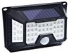 Lampes solaires d'extérieur, 4 côtés, 66 LED, détecteur de mouvement, étanche, 2 pièces
