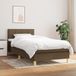 Maison Exclusive - Sommier à lattes de lit avec matelas Brun foncé 80x200 cm