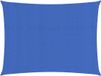 vidaXL Zonnezeil 160 g/m² 2,5x3 m HDPE Blauw