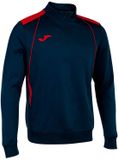 Joma Championship Vii Sweatshirt Met Halve Rits Blauw L Man