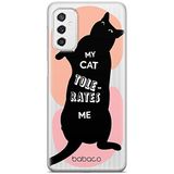 ERT GROUP mobiel telefoonhoesje voor Samsung M52 5G origineel en officieel erkend Babaco patroon Cats 003 optimaal aangepast aan de vorm van de mobiele telefoon, gedeeltelijk bedrukt
