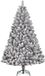 Black Box Arbre de Noël artificiel Charlton - 127x127x215 cm - PVC - enneigé, Vert