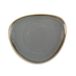 Olympia Kiln GP341 Ocean driehoekige plaat, porselein, diameter 165 mm, blauw (Pack van 6)