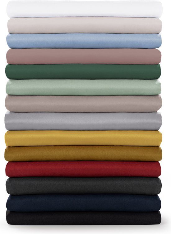 Blumtal Basic Bedlaken Microvezel - 160 x 275 cm - Zwart