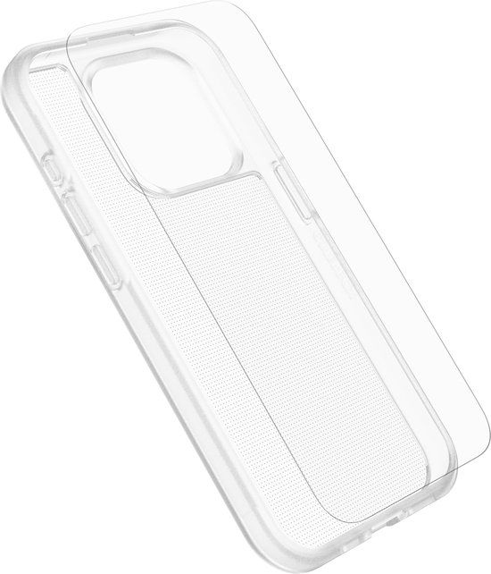 OtterBox React Case + Screen Protector - Apple iPhone 15 Pro - Transparent