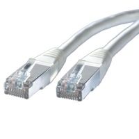 ROLINE S/FTP patchkabel Cat.5e, grijs 0,5m