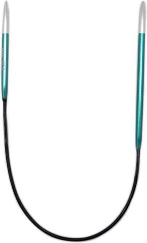 KnitPro Zing Rondbreinaalden 3.25 mm en 25.00 cm Groen Metaal