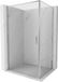 Mexen Exo porte battante cabine de douche 80 x 95 cm, transparent, chrome