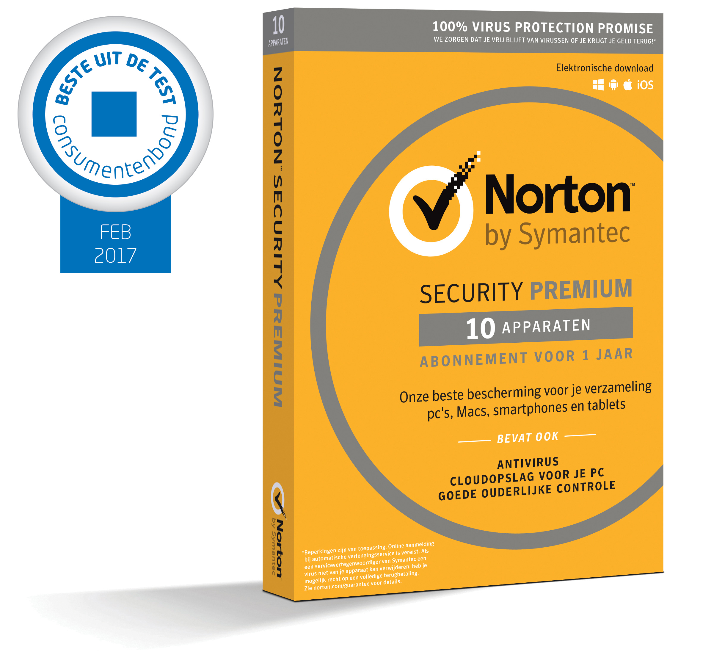 Norton Security Premium met back-up