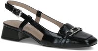 Caprice Dames Slingpumps 9-29501-44 017 Zwart Leer G-breedte Maat 38 EU