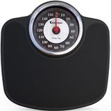 Adamson A28 Pèse-personnes de salle de bain - jusqu'à 250 kg, poids lourd, surface en caoutchouc antidérapante, chiffres extra larges - Pèse-personnes de poids corporel très précis - Durable avec 20 ans de garantie -