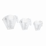 Lacor 67131 maatbeker, driehoekig, 250/500 / 1000 ml, 3 stuks