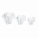Lacor 67131 maatbeker, driehoekig, 250/500 / 1000 ml, 3 stuks