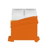 Italian Bed Linen Elegant zomerdekbed voor tweepersoonsbed, oranje/geel