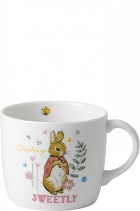 Wedgwood Peter Rabbit Beker met oor meisje