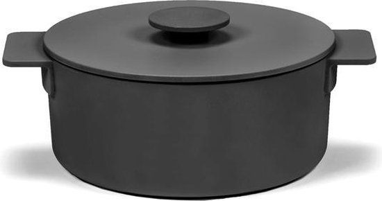 Serax Surface Braadpan - Sergio Herman - Gietijzer - 3L - Ø 23cm - Zwart