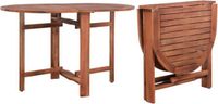 vidaXL Massief Acaciahouten Tuintafel 120x70x74 cm Bruin