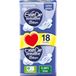 Everyday Sensitive Cotton Ultraabsorberend vermogen, lang met vleugels, filter met katoen, 18 stuks