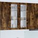 vidaXL Wandkast PORTO Rook Eikenhout 80 x 31 x 100 cm