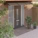 Maison Exclusive - Auvent pour porte d'entrée, noir, 300x75 cm, polycarbonate