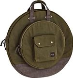 Meinl Cymbals 22" Cymbal Bag - Forest Green - Waxed Canvas Collection (55.88 cm) Adjustable Backpack Straps, Heavy Duty Fabric and Carry Handle - Drum Accessories (MWC22GR)