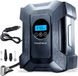 Travelhawk Pompe à pneu compresseur - Pompe à vélo électrique - Compresseur d'air - 12V - 30 L/min - 100psi - Portable - pour voiture, vélo, moto