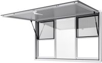VEVOR 1524x915mm Food Stand Serveervenster Luifel Food Cart Servicevenster
