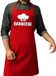 Bellatio Decorations Chef barbecue schort - keukenschort - rood - voor heren - kookschort - BBQ - Vaderdag cadeau