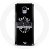 Harley Davidson Maniacase Hoesje voor Samsung Galaxy A8 2018 motoren logo