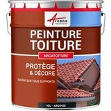 Arcane Industries Peinture Toiture Premium 10 L Gris Ardoise