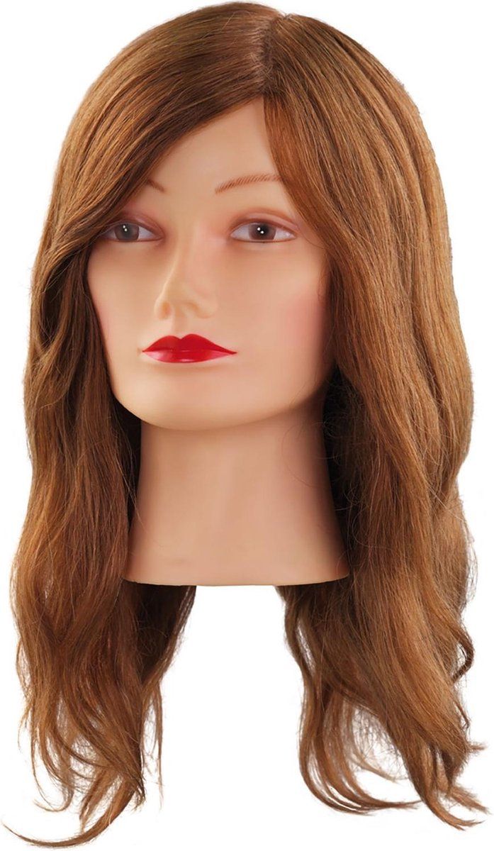 Comair Oefenhoofd Mia - 40 cm - Menselijk Haar