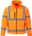 Portwest Hi-Vis Klassiek Softshell Jack Oranje M