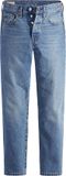 Levi's 501 High Waist Cropped Jeans - Medium Wash