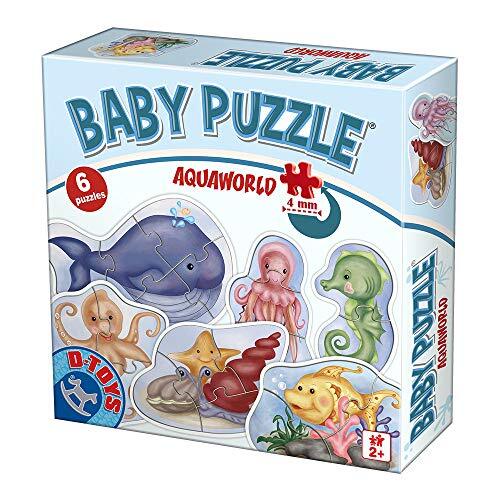 D-Toys Puzzle 5947502875413 D-Toys Baby Puzzel Aquaworld, Multicolor