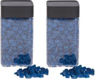 Merkloos / Sans marque Decoratie/hobby stenen/steentjes - blauw - 1200 gram - vulling materiaal - korrels