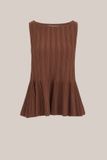 WE Fashion Dames gebreide top met structuur en stretch