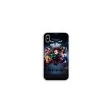 Beschermhoesje Samsung Galaxy A01 Manga Demon Slayer, zwart Beschermhoesje