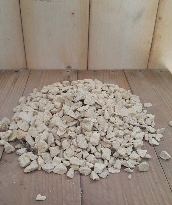 Warentuin Natuurlijk Witte steentjes 1 schep 10 kg