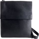 Harold's Leren Schoudertas Campo Messengerbag Upend Black Zwart