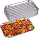 Alpina barbecue grillplaten - 5 stuks - 34 x 24 cm - Aluminium