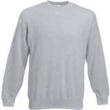 Fruit Of The Loom Heren Set-In Belcoro® garen Sweatshirt (Heather Grijs)