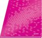 Leitz WOW A4 Geruit Notitieboek, 160 pagina's, 80 vellen FSC-gecertificeerd papier (80 g/m²), hoogwaardige gelamineerde harde kaft, draadbinding, voor kantoor, school of als agenda, roze, 46241023