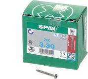 Spax Spaanplaatschroeven Torx 10 Bolkop 3,0 x 30mm Voldraad RVS (200 stuks)