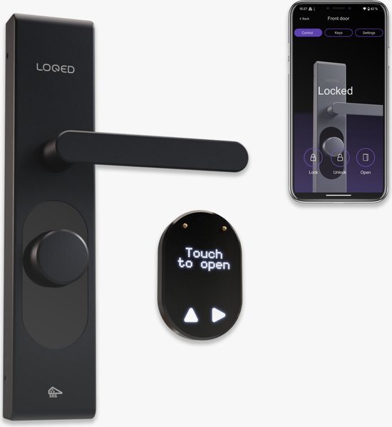LOQED Touch Smart Lock Zwart